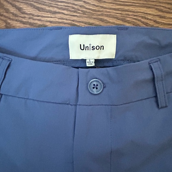 Create Unison Golf Shorts In Blue Size Large NWT - Picture 3 of 5
